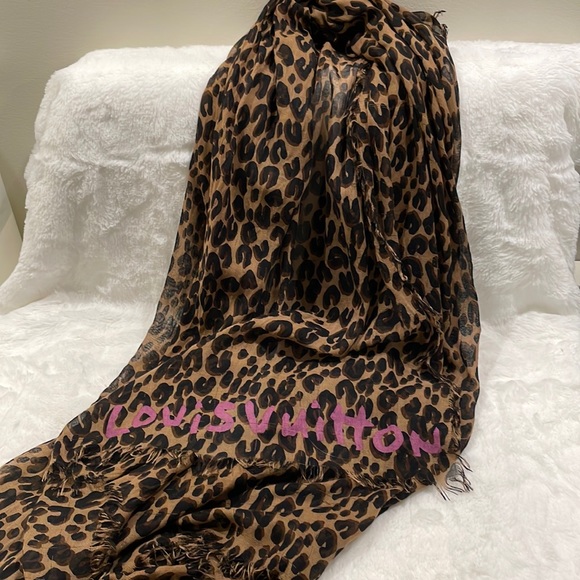Louis Vuitton Stephen Sprouse Graffiti Scarf Wrap - Cashmere and Silk -Authentic - Picture 2 of 7